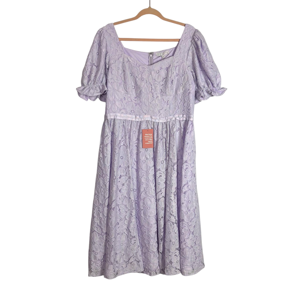 chinese dress ladies Feeling Inspired Lavender Purple Crochet Dress – Shop the Mint main image 1