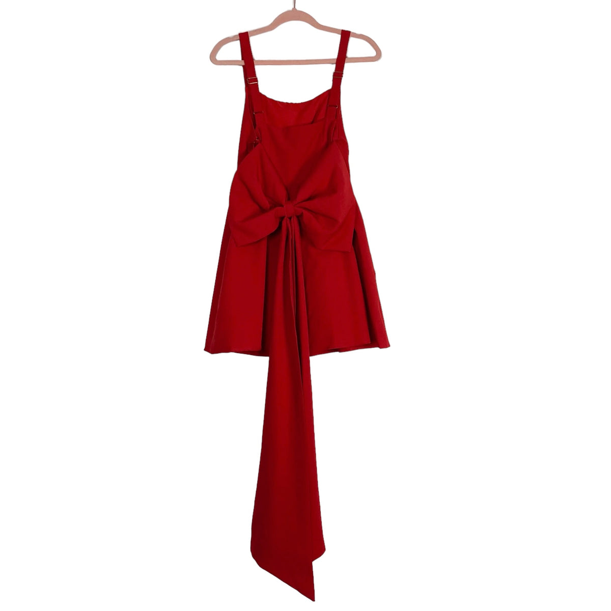 AURA Red Back Bow Dress- Size XS The Saved Collection AURA Red Back Bow Dress- Size XS The Saved Collection