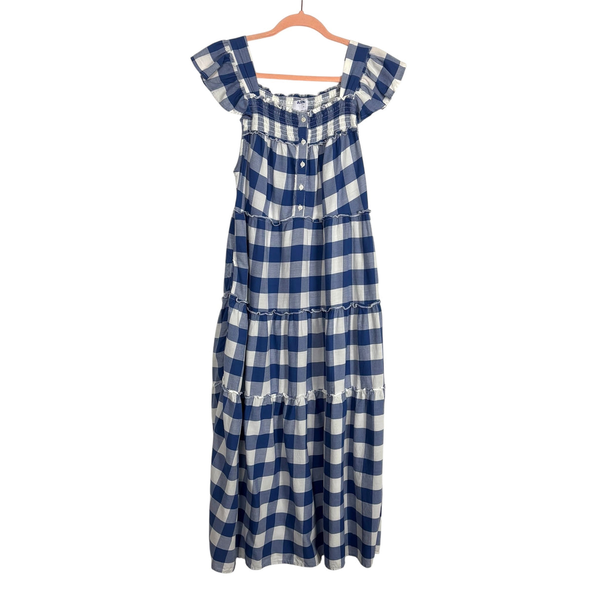 Old Navy White/Blue Gingham Dress