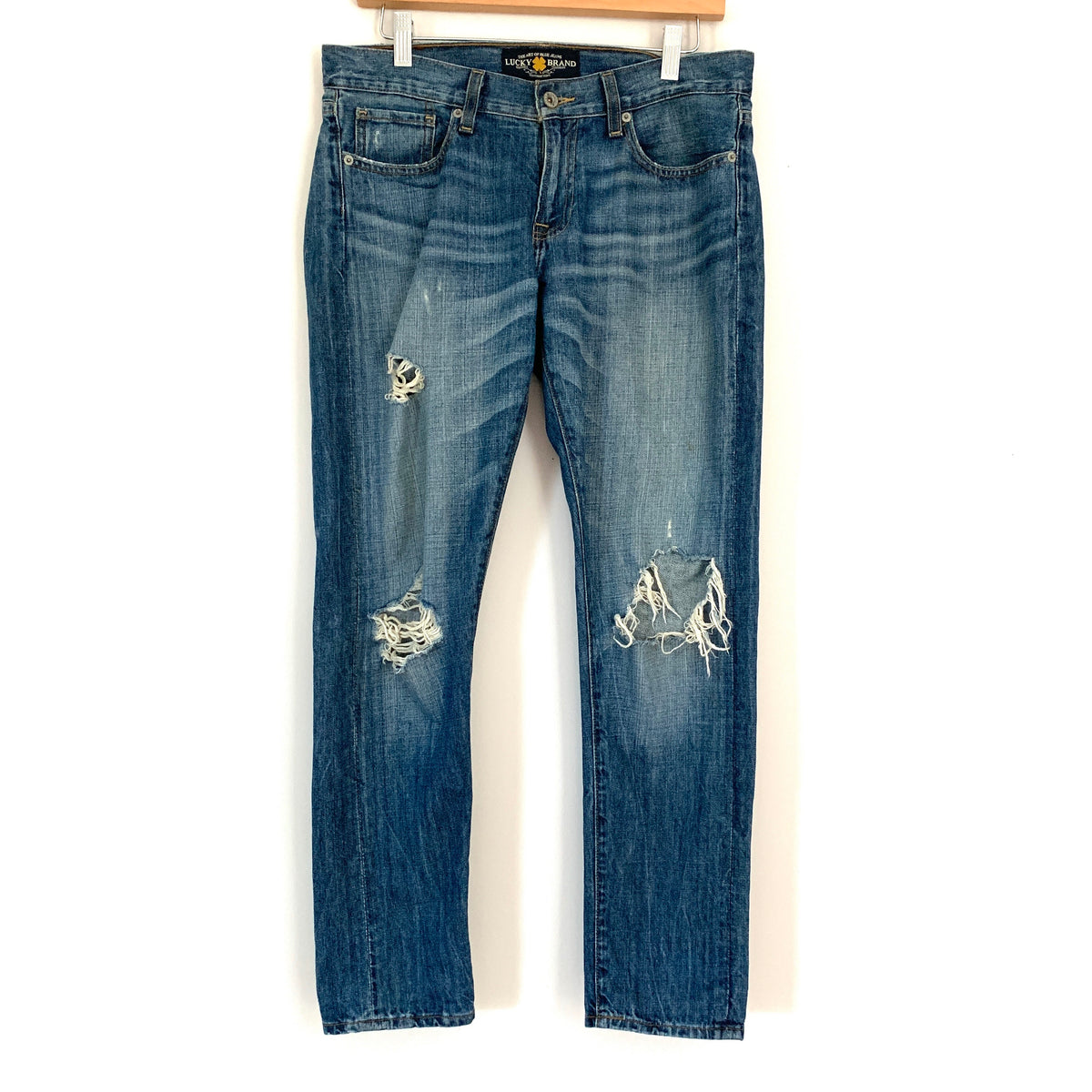 lucky brand sienna cigarette Lucky Brand Sienna Cigarette Distressed Jeans- Size 4/27 (Inseam 29”) – The  Saved Collection