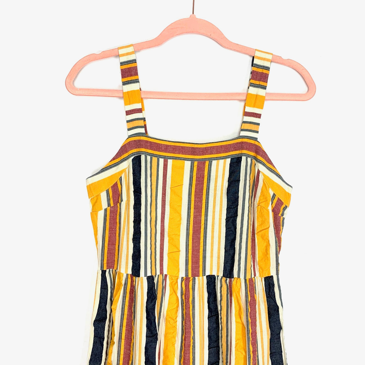 loft striped maxi dress LOFT Multicolor Striped Maxi Dress NWT- Size 0 – The Saved Collection