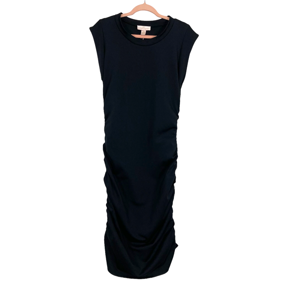 rachel parcell ruched dress Rachel Parcell Black Ruched Sides Bodycon Dress NWT- Size XL – The Saved  Collection