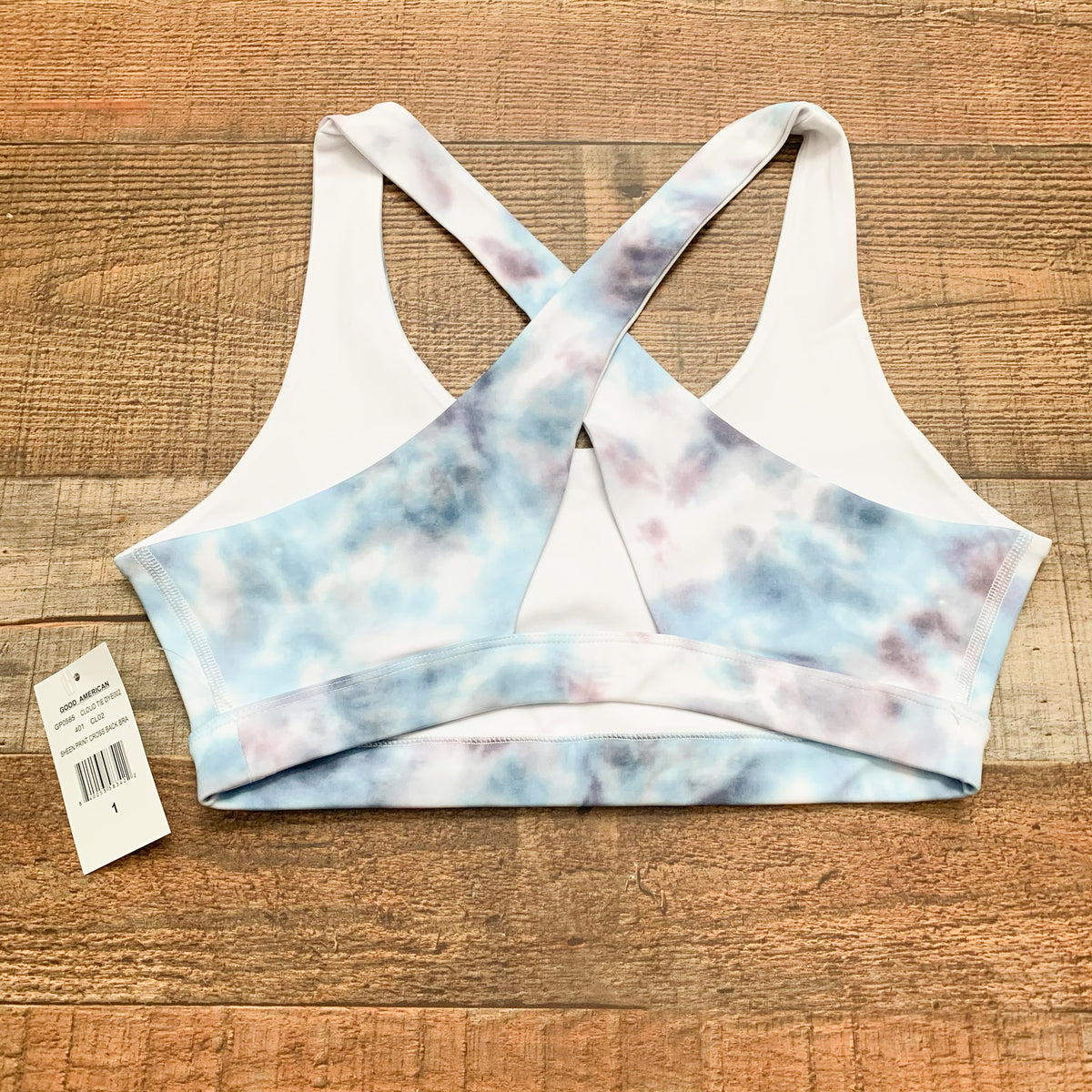 Good American Cloud Tie Dye Sports Bra NWT- Size 1 sold out online