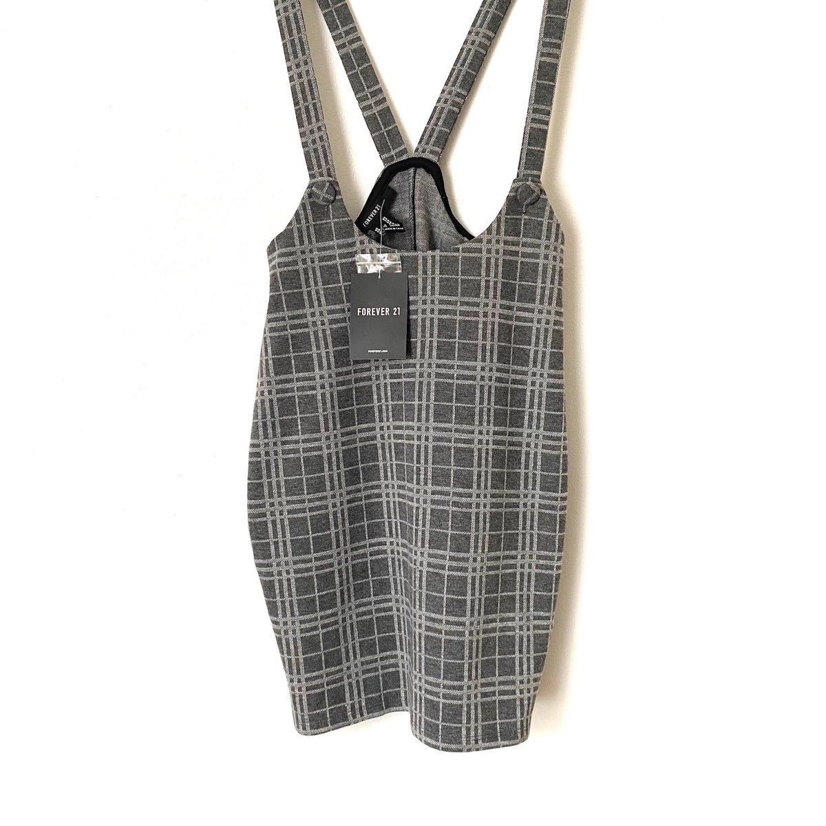 forever 21 grey dress Forever 21 Grey Overall Dress NWT- Size XS – The Saved Collection