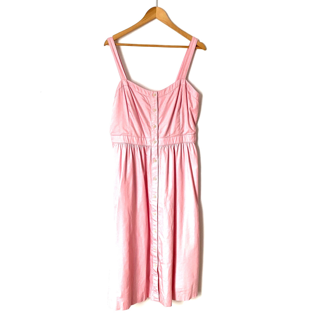 Madewell Pink Button Down Dress NWT- Size 14 – The Saved Collection