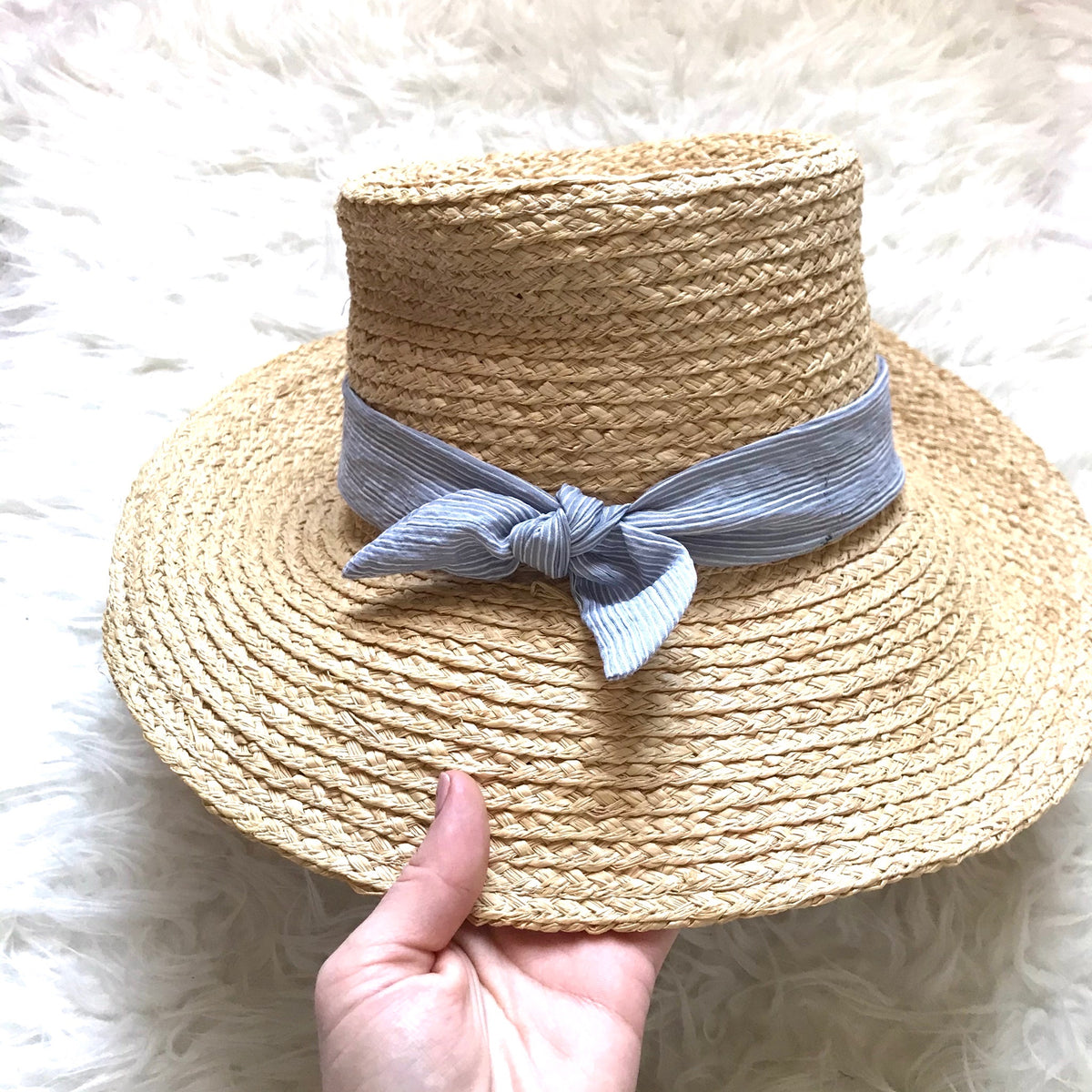 Anthropologie Hat Attack Embellished  Straw Hat Wren Novelty Packable – Hat Attack New York main image 4