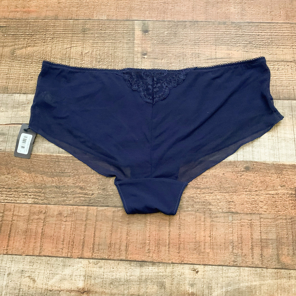 Figleaves juliette lace thong in navy