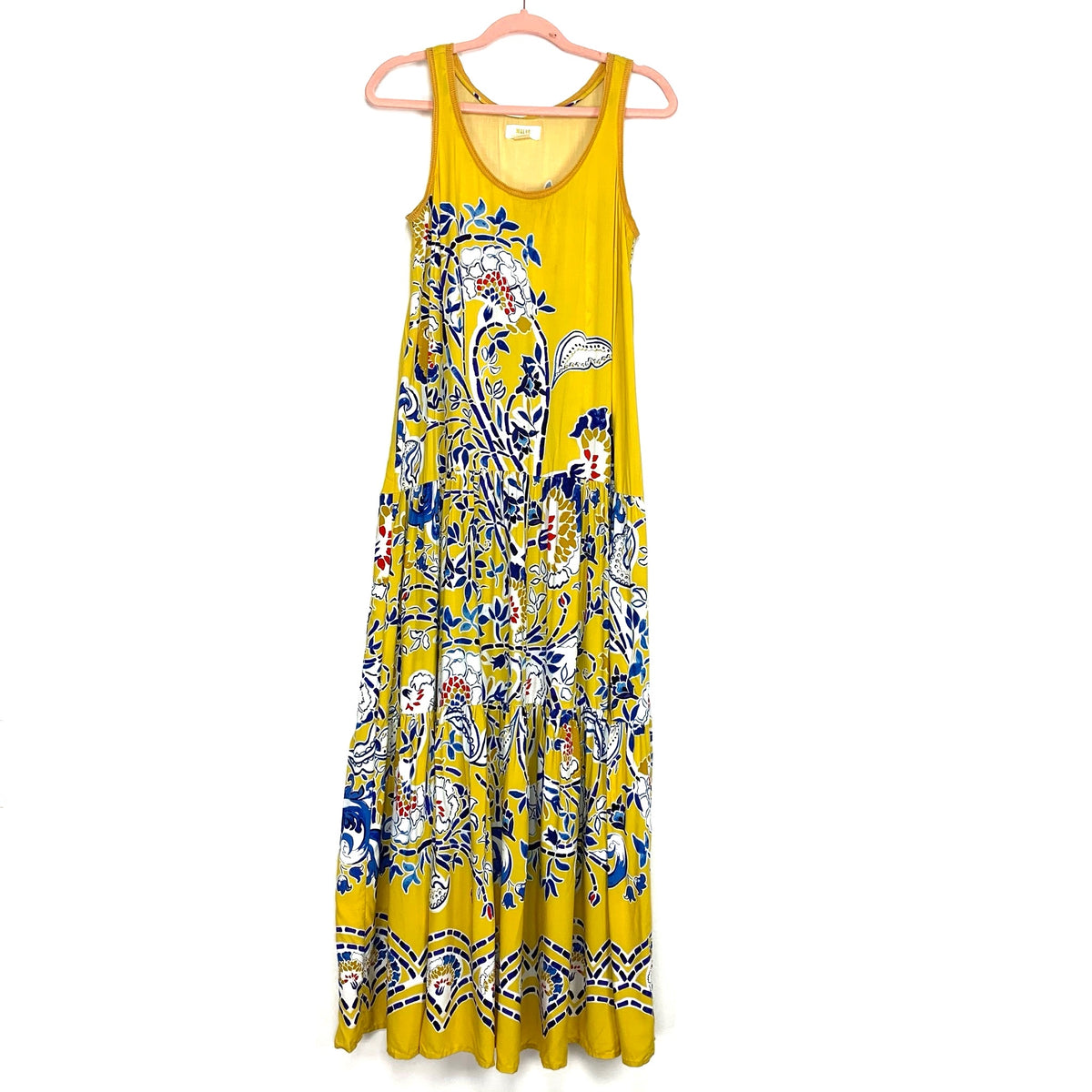 anthropologie yellow maxi dress Maeve By Anthropologie Yellow Maxi Dress- Size S (see notes) – The Saved  Collection