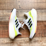 Adidas Ultra Boost White/Neon/Black Sneakers- Size 7.5