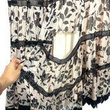 Kate Spade New York Madison Ave Pink/Black Floral Lace Dress - Size 14 (See Notes)