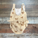 Rylee + Cru Tan Animal Swimsuit - Size 2-3Y