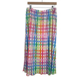 Taby Original Pastel Checkered Get Noticed  Skirt Set NWT- Size M/L