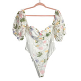 No Brand Crochet Lace Underwire Bodysuit- Size XL (see notes)