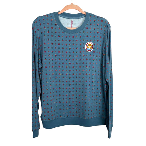 American Girl x Posh Peanut Blue French Terry Pullover Sweatshirt NWT - Size M (We Have Matching Bottoms - Sold Out Online!)