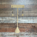 No Brand White Stone Dangle Earrings