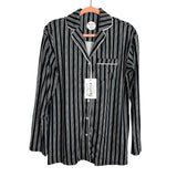 Benny + Co. By Kenzkustomz Black and White Striped Pajama Set NWT- Size M