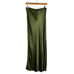 WAYF Army Green Maxi Skirt - Size S (sold out online)