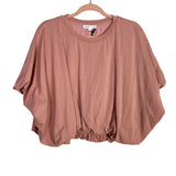 Grey Lab Dusty Pink High-Low Cropped T-Shirt NWT- Size M