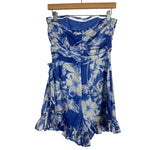 Vestique Blue Hawaii Faux Wrap Romper NWT- Size M