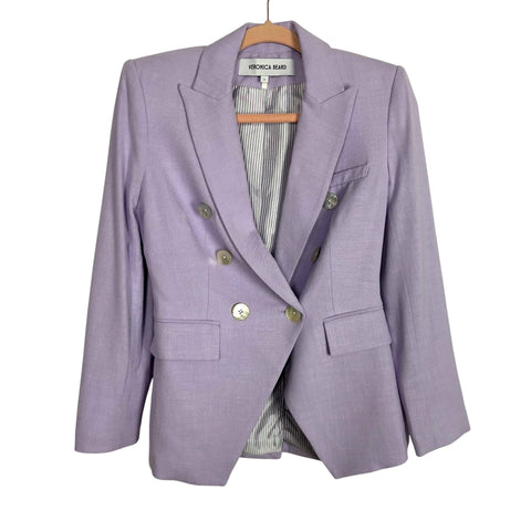 Veronica Beard Soft Lilac Miller Dickey Blazer - Size 0 (We Have Matching Bottoms!)