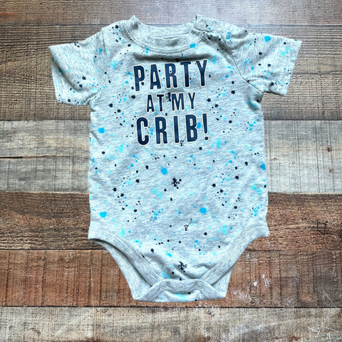 Garanimals Paint Splatter Party at My Crib Onesie- Size 12M