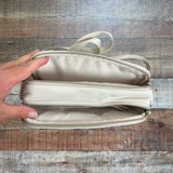 Lululemon Cream Double Zipper Crossbody Camera Bag