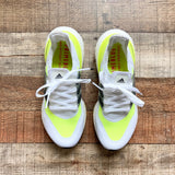 Adidas Ultra Boost White/Neon/Black Sneakers- Size 7.5