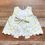 Zuccini Kids Lemon Print Back Tie Top Shorts Set- Size 3T