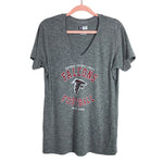 NFL Team Apparel Women's V-Neck Falcons Tee- Size XXL