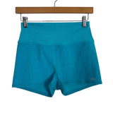 Alo Turquoise Biker Shorts- Size M