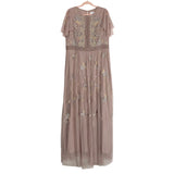 ASOS Design Curve Embroidered Beaded Tulle Dress- Size 14 (see notes, sold out online)