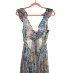 Aakaa Floral Back Tie Dress NWT- Size M