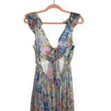 Aakaa Floral Back Tie Dress NWT- Size M