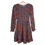 Kirundo Multi-Color Floral Print Smocked Ruffle Dress NWT- Size S