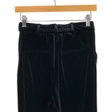 Avara Black Velvet Pants- Size XS (see notes, sold out online, Inseam 28”)