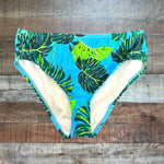 Draper James Blue Palm Print Bikini Bottom NWOT - Size XS (We Have Matching Top)