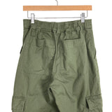 Free Assembly Olive High Rise Cargo Pants- Size 4 (sold out online, Inseam 26")