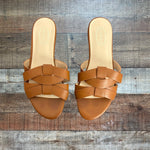 Scoop Brown Strappy Naima Sandals- Size 9