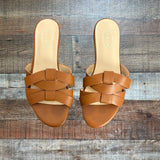 Scoop Brown Strappy Naima Sandals- Size 9