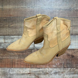 Dolce Vita Tan Western Booties- Size 8.5 (see notes)
