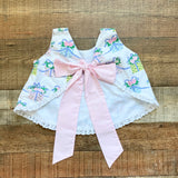 Beaufort Bonnet Company White Flowers and Gifts with Back Tie Eyelet Lace Swing Top Set- Size 3T (sold as a set)