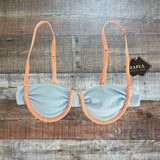 Zaful Baby Blue/Peach Bikini Set NWT - Size S/US 4
