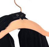 No Brand Black Velvet Clip On Bow