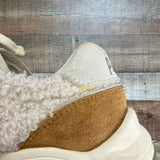 P448 Suede and Sherpa Sneakers- Size 37 (see notes)