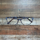 Peepers Bengal Navy Tortoise Blue Light Readers +0.00 (With Case)