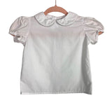 Funtasia! Too White Peter Pan Collar with Back Buttons Top- Size 4