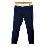 Nili Lotan Navy Cropped Raw Hem Pants- Size 0