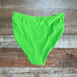 Aerie Cheeky Green Side Lace Swim Bottoms - Size M