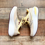 Saucony Triumph 21 Yellow/Wine Sneakers- Size 7.5