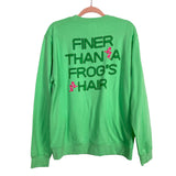 Living Fully Co. by Mallory Ervin Green Frog Sweatshirt- Size M